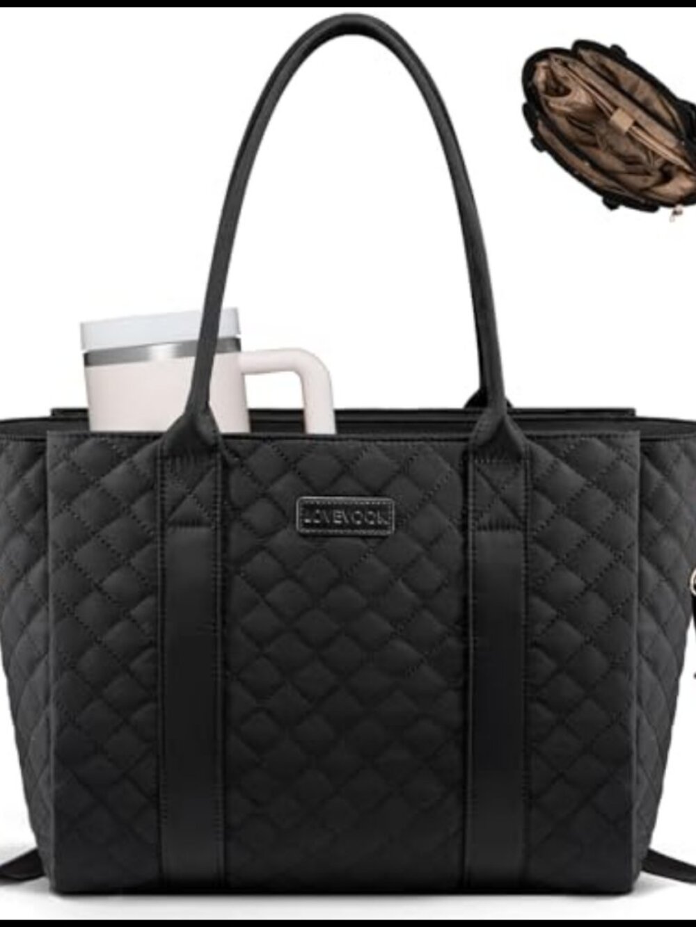 LOVEVOOK Laptop Tote Bag 15.6" Work Teacher Nurse Bag
